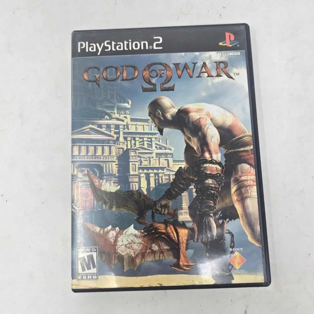 God of War Sony PlayStation 2 PS2 Black Label Complete CIB Kratos Action Game